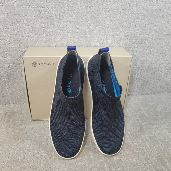 Rothy's The Chelsea Women's Size US 11.5 Metallic Lattice Ankle Boots Shoes - Picture 6 of 10